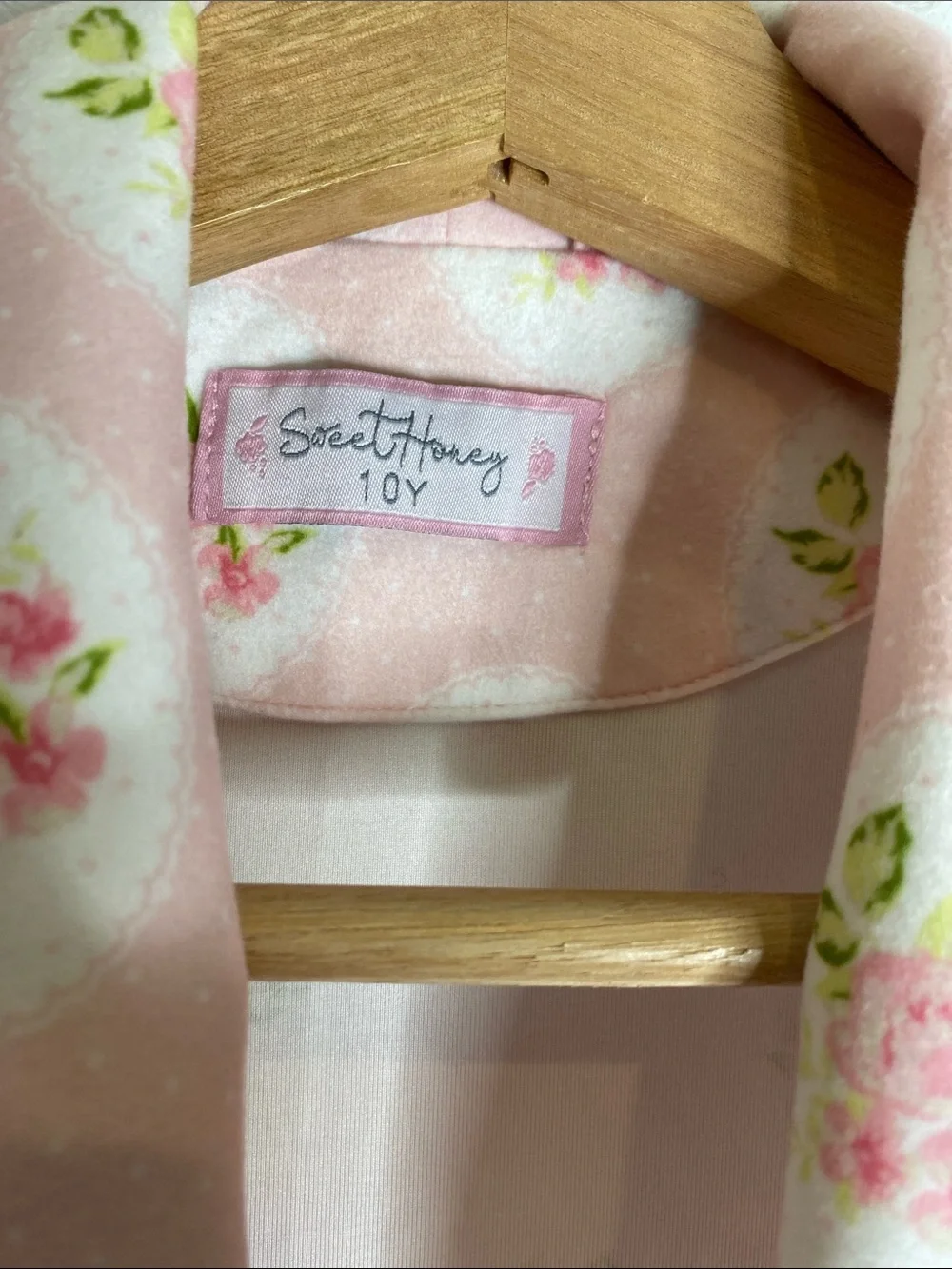 SweetHoney Pink Floral Lounge Robe